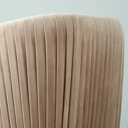 Crown Beige Velvet Occasional Chair