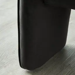 Esther Charcoal Velvet Armchair