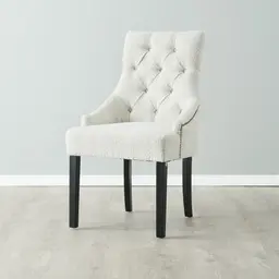 Saxon Cream Boucle Dining Chair  