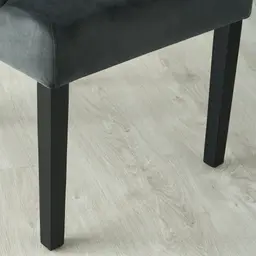 Saxon Charcoal Velvet Dining Chair 