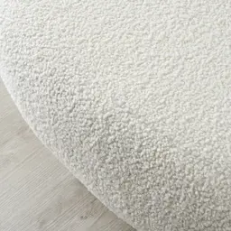 Carlos Cream Turrel Ottoman