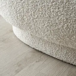 Carlos Cream Turrel Ottoman