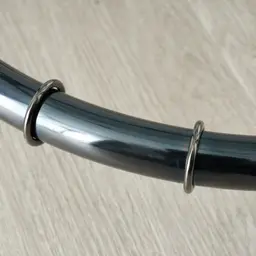 Balmoral II Black Nickel Round Nested Side Tables