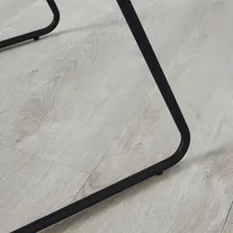 Quinn Olive Green Boucle Dining Chair - Black Legs