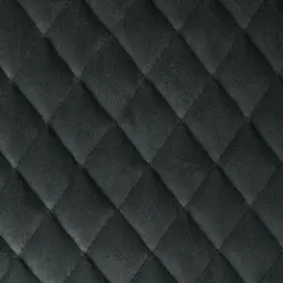 Quinn Charcoal Velvet Dining Chair - Black Legs