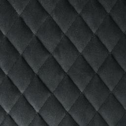 Quinn Charcoal Velvet Dining Chair - Brass Colour Legs