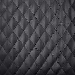 Quinn Black Vegan Leather Bar Stool - Black Legs