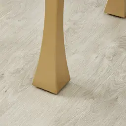 Melody Marble Side Table - Brushed Champagne Gold Legs