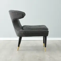 Tarrington Cosmos Black Woven Fabric Occasional Chair