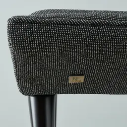 Tarrington Cosmos Black Woven Fabric Occasional Chair