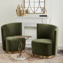 Reina Asymmetrical Cream Boucle Chair - Black Metal Legs Left Apex