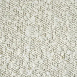 Reina Asymmetrical Cream Boucle Chair - Black Metal Legs Right Apex