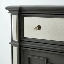 Solitude Brushed Black Tallboy