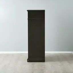 Solitude Brushed Black Tallboy