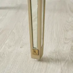 Madeleine Mirror Side Table - Champagne Gold Frame 