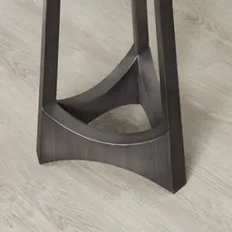 	Rogers Brushed Graphite Floor Lamp - White Linen Lamp Shade