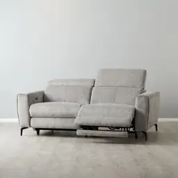 Ambrose II Grey 3 Seater Electric Recliner