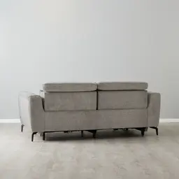 Ambrose II Grey 3 Seater Electric Recliner