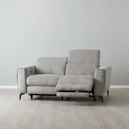 Ambrose II Grey 2 Seater Electric Recliner