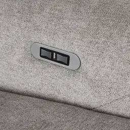 Ambrose II Grey 2 Seater Electric Recliner