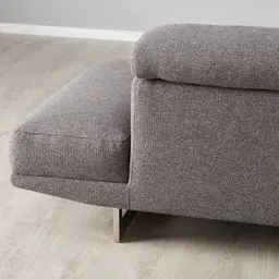 Albany Charcoal Woven Left Chaise Lounge