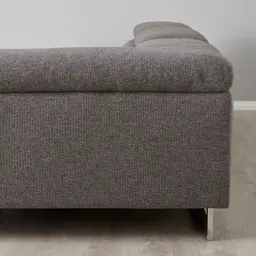 Albany Charcoal Woven Left Chaise Lounge