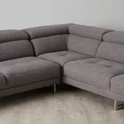 Albany Charcoal Woven Right Chaise Lounge