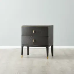 Beckham Dark Grey Bedside Table