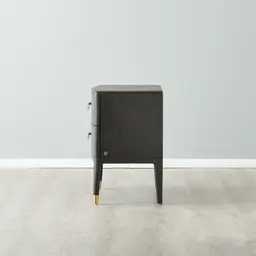 Beckham Dark Grey Bedside Table