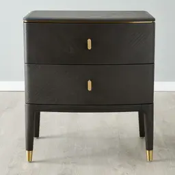 Beckham Dark Grey Bedside Table