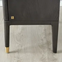 Beckham Dark Grey Bedside Table