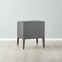 Beckham Dark Grey Bedside Table