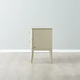 Beckham Cream Bedside Table