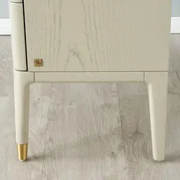 Beckham Cream Bedside Table