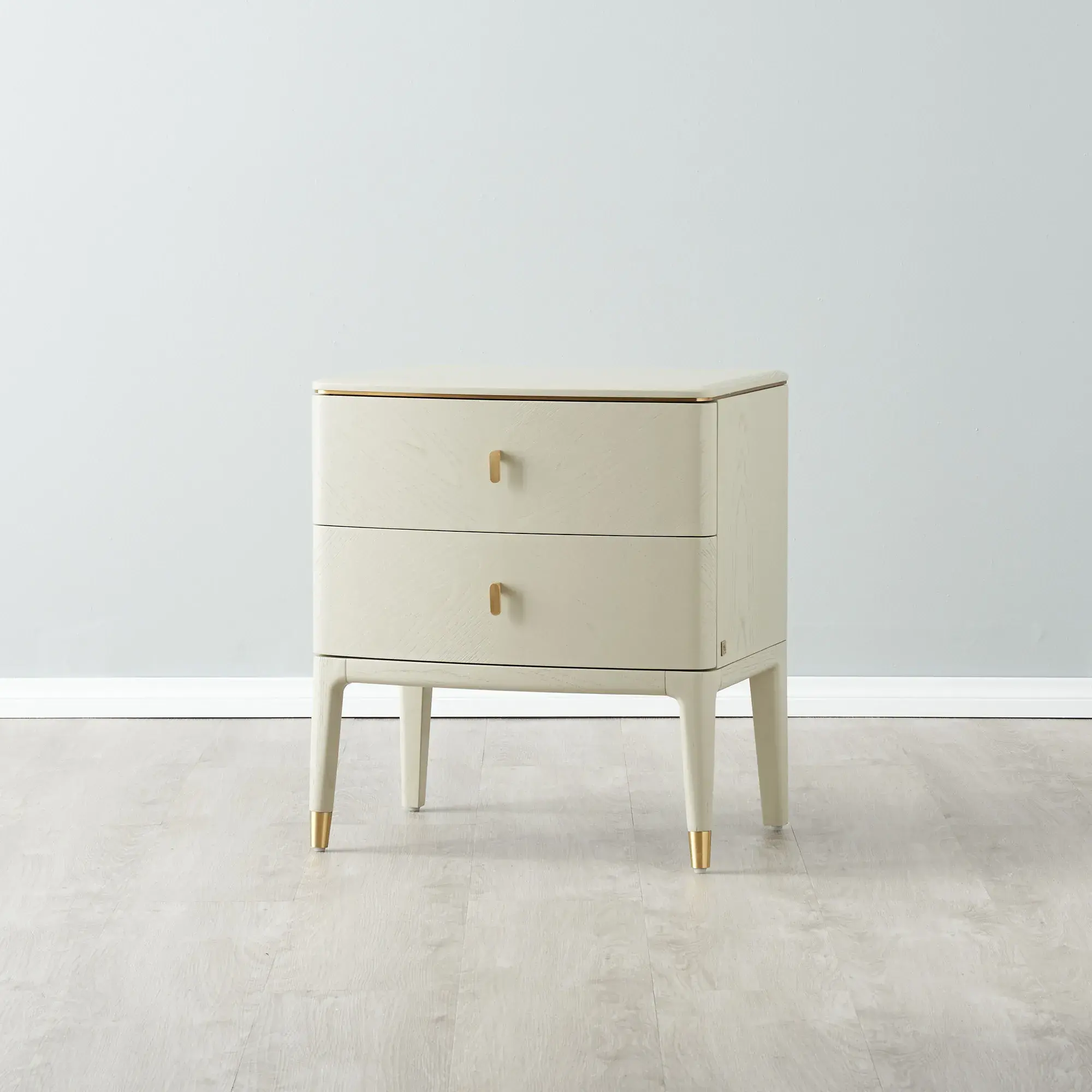 Beckham Cream Bedside Table