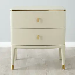 Beckham Cream Bedside Table
