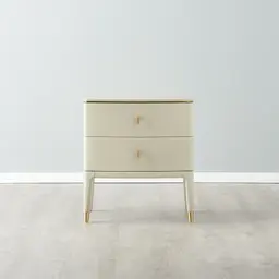 Beckham Cream Bedside Table