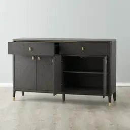 Beckham Dark Grey Dining Cabinet