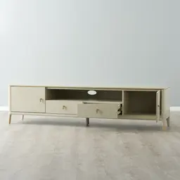 Beckham Cream Entertainment Unit 