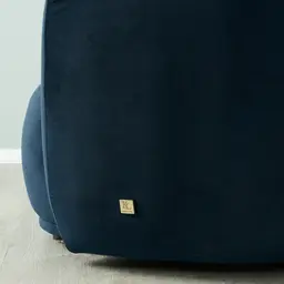 Everett Midnight Navy Velvet 3 Seater Sofa