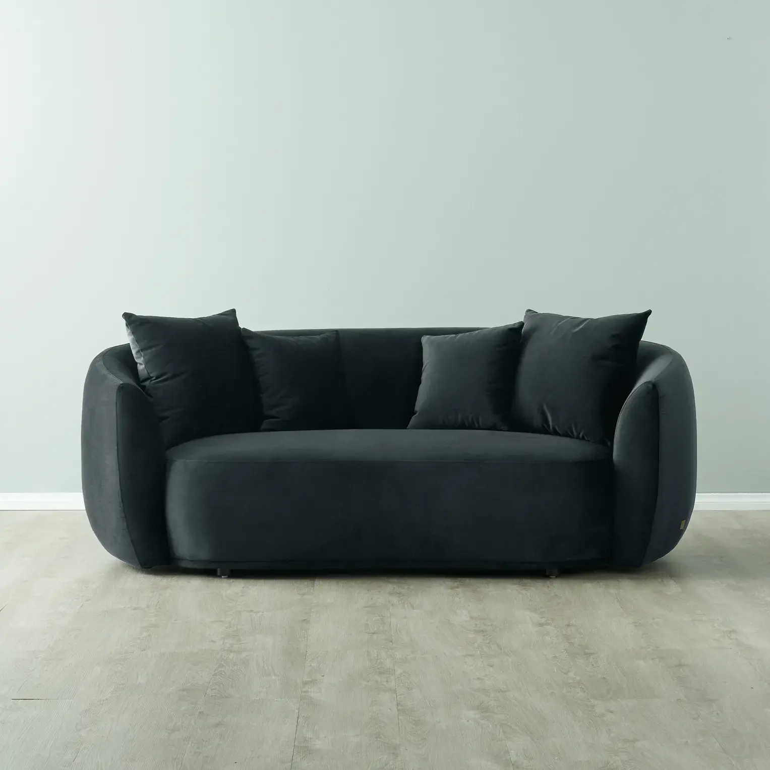 Everett Charcoal Velvet 2 Seater Sofa