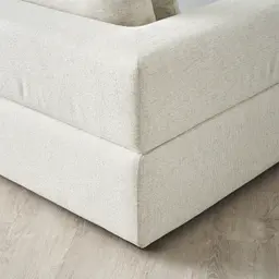 Riviera II Isabelline White Fabric Modular Sofa