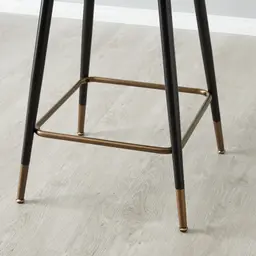 Winston III Mushroom Velvet 64cm Counter Stool 