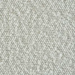 Hailey Snow White Boucle Dining Chair - Bronze Legs