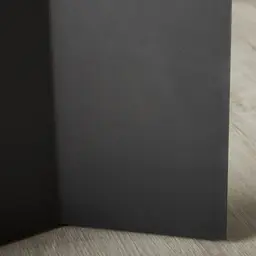 Isla Black Marble Dining Table - Black Metal Legs