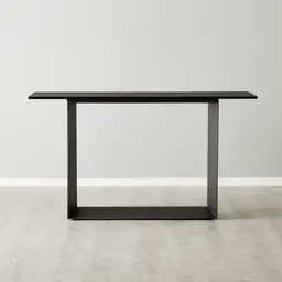 Isla Black Marble Sideboard - Black Metal Legs