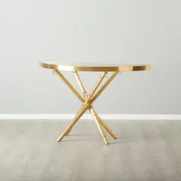 Sandringham Clear Glass Sideboard - Gold Stainless Steel Legs