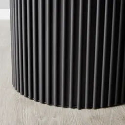 Archie Black Sintered Stone Dining Table - Matte Black Legs 240x118cm