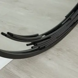 Jubilee Black Round Mirror