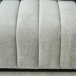 Storme Vintage Grey 3-Seater Fabric Sofa - Black Legs